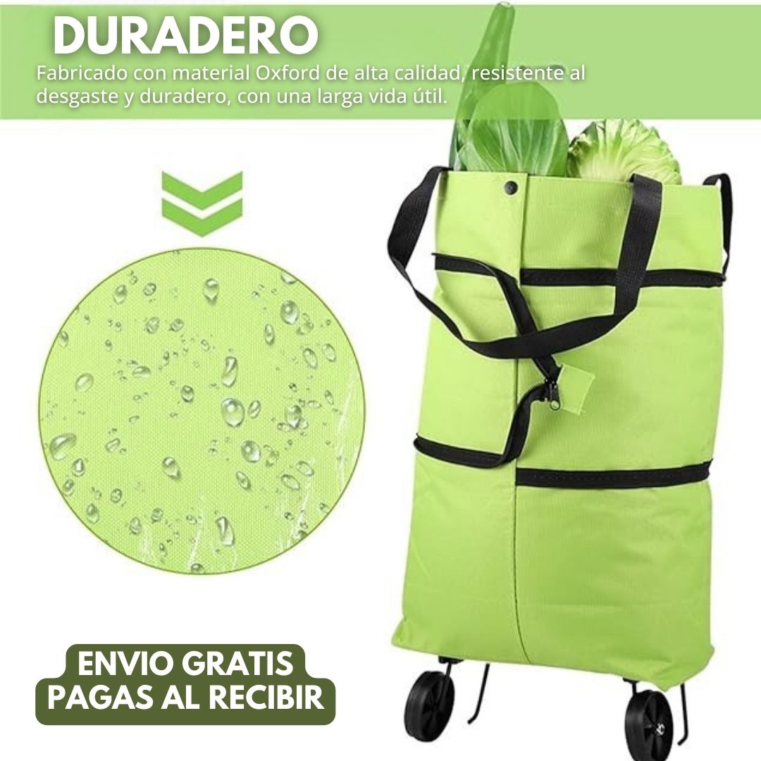 ✨ Transporta más con menos esfuerzo | Carrito Plegable MercaFlash®
