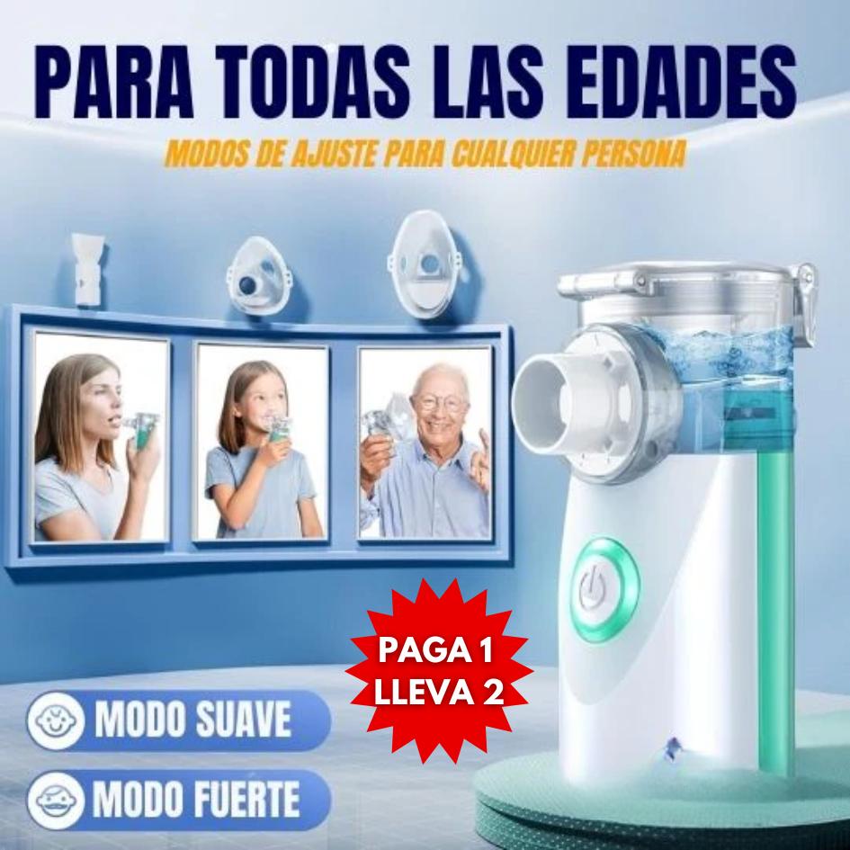 Alivio rápido y profesional para todos 💙 | Nebulizador Portátil® | PROMO 2x1