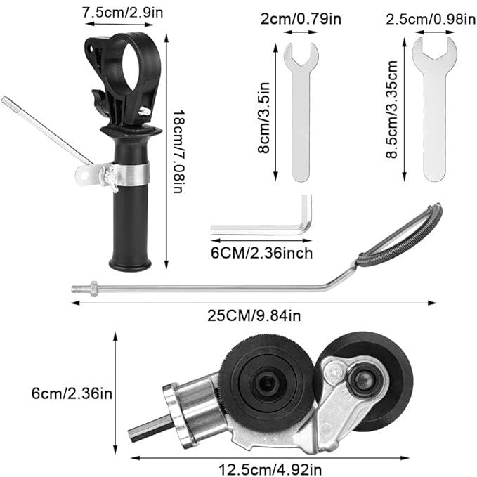 Transforma tu Taladro en un Cortador Profesional de Metal con el Adaptador MetalCut® – 🎁 Incluye Guia de corte gratis