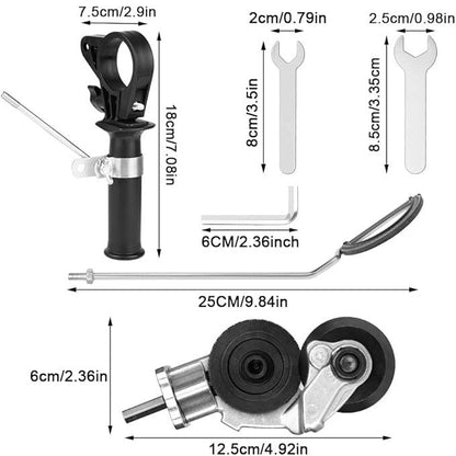 Transforma tu Taladro en un Cortador Profesional de Metal con el Adaptador MetalCut® – 🎁 Incluye Guia de corte gratis