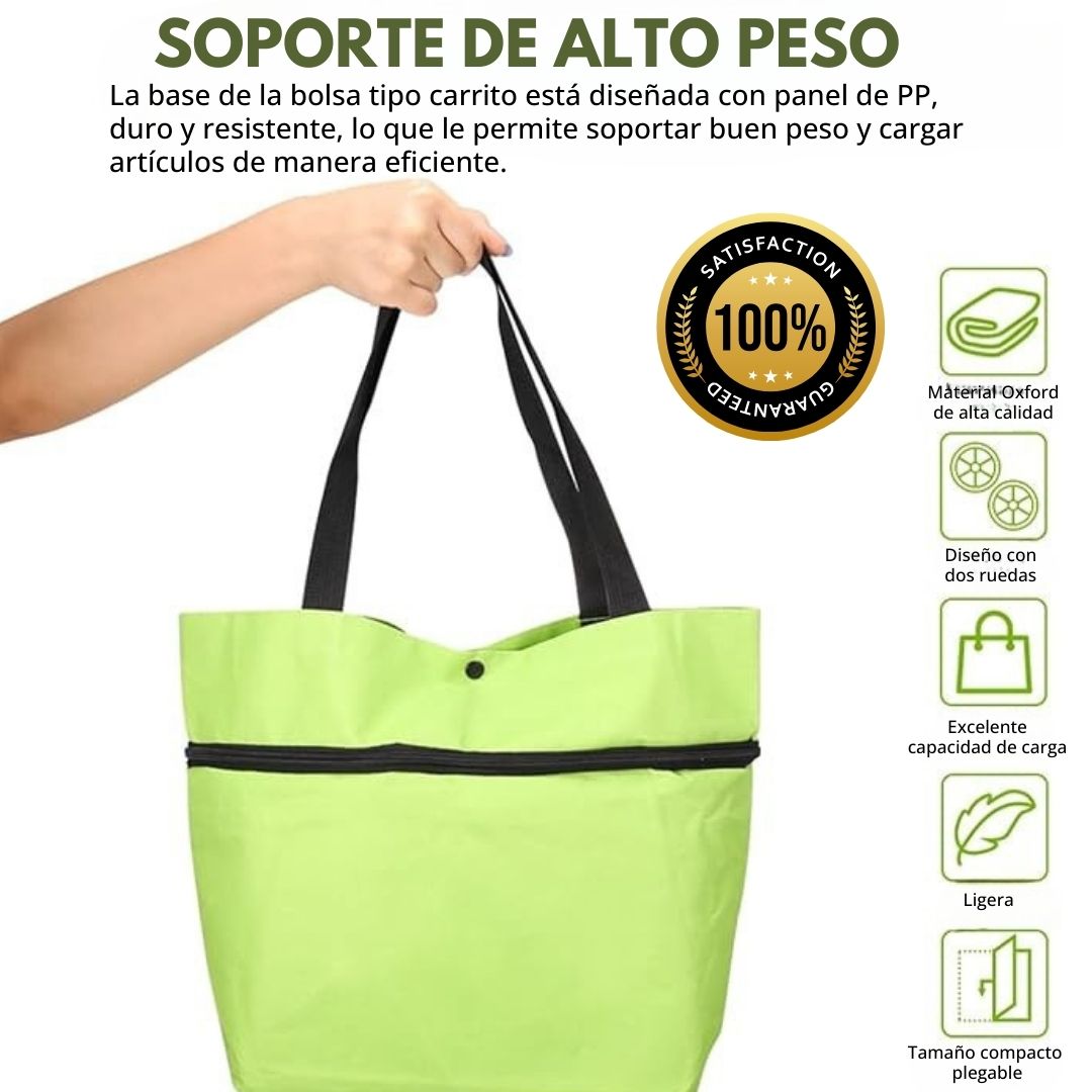 ✨ Transporta más con menos esfuerzo | Carrito Plegable MercaFlash®