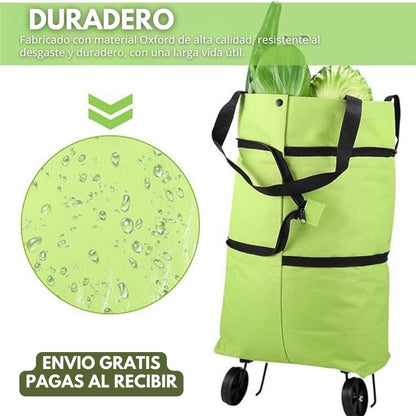 ✨ Transporta más con menos esfuerzo | Carrito Plegable MercaFlash®