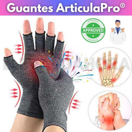 Alivio comprobado para artritis y túnel carpiano | Guantes de compresión ArticulaPro®