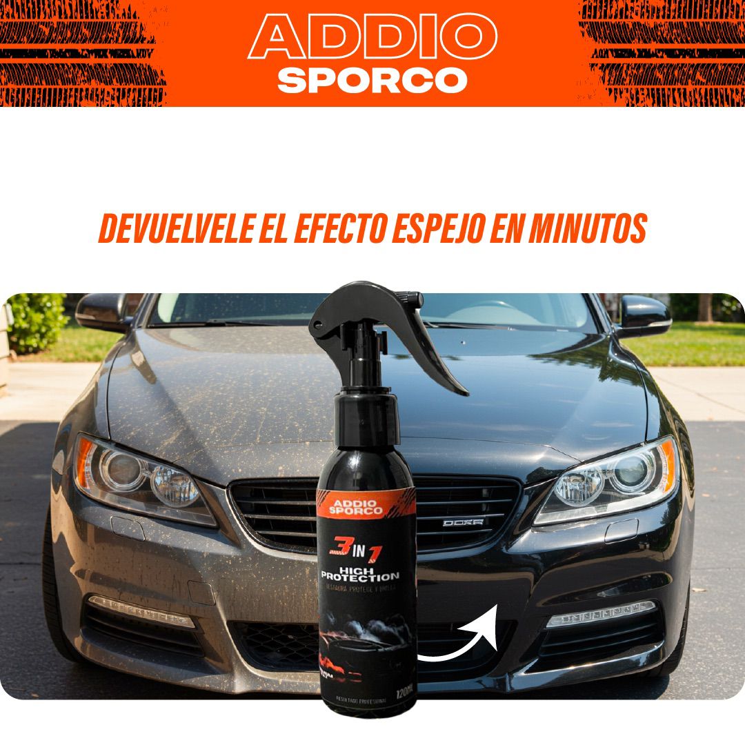 ⭐ Brillo Extremo y Protección Total con Addio Premium Wax ® 120 ml — Incluye Paño Premium y Esponja GRATIS